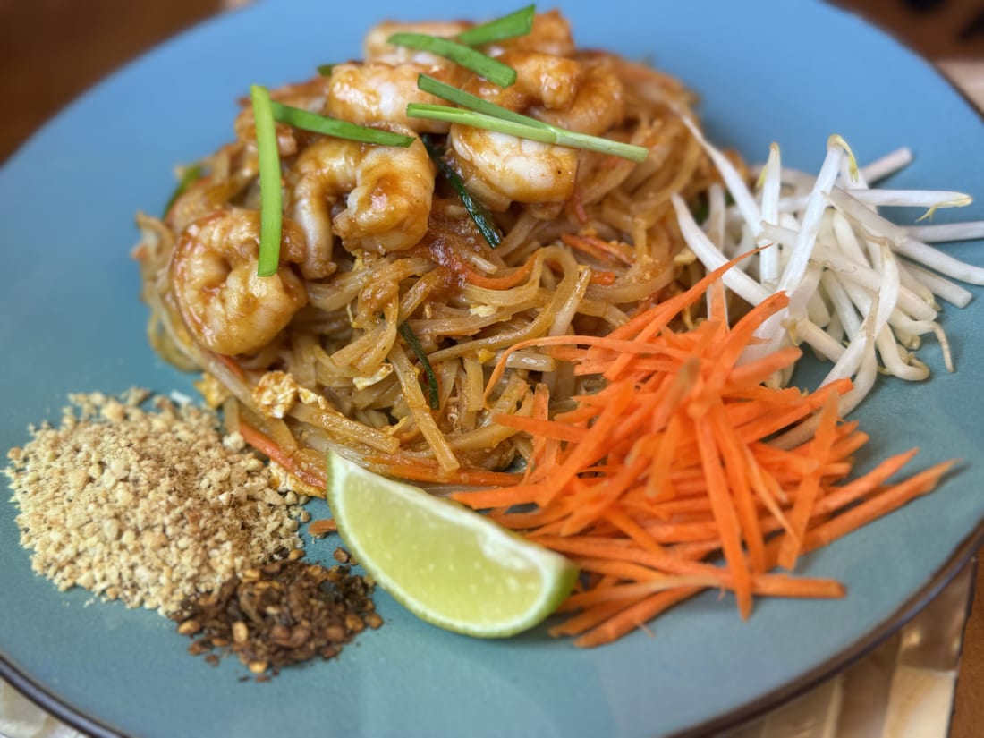 Pad thaï aux crevettes